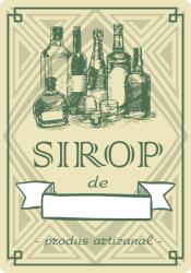 Label Print Etichete sticle personalizate, Sirop, 100x70 mm, 1000 buc rola (06905631029901)