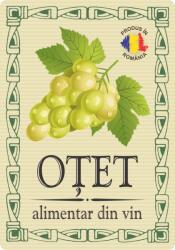 Label Print Etichete sticle personalizate, Otet de vin, 100x70 mm, Fabricat in Romania, 1000 buc rola (06905631007901)