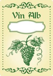 Label Print Etichete sticle personalizate, Vin alb, 100x70 mm, 1000 buc rola (06905631029701)