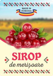 Label Print Etichete sticle personalizate, Sirop de merisoare, 100x70 mm, 1000 buc rola (06905631008801)