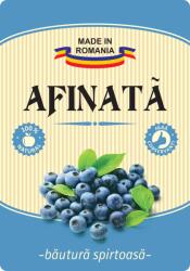 Label Print Etichete sticle personalizate Afinata, 100x70 mm, Fabricat in Romania, 1000 buc rola (06905631019901)