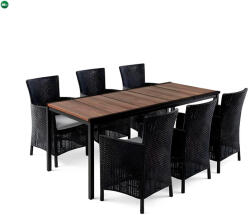 Keter Nadia Large 6+1 kerti bútor garnitúra szett dió-grafit 260576_215526_6