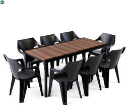 Keter Carter Large 8+1 kerti bútor garnitúra szett dió-grafit 260576_207063_8