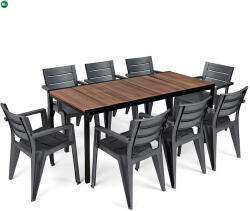 Keter Amari Large 8+1 kerti bútor garnitúra szett dió-grafit 260576_246188_8