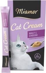 Miamor Cat Cream Recompensa crema pisici, cu malt si branza 6 x 15 ml
