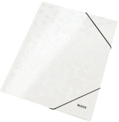 Leitz Háromrétegű WOW mappa, A4, gyöngyházfehér (39820001)