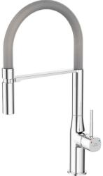 Laveo POLA álló csaptelep rugalmas kiömlővel, króm/szürke