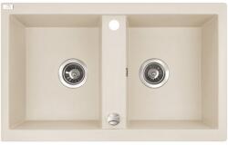 Laveo BARBADOS Gránit Kétmedencés Mosogató jázmin