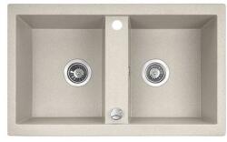 Laveo BARBADOS Gránit Kétmedencés Mosogató bézs