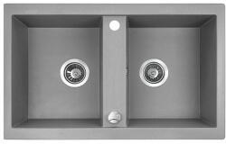 Laveo BARBADOS Gránit Kétmedencés Mosogató szürke