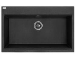 Laveo TAU 8 Gránit Mosogató szemcsés fekete