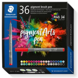 STAEDTLER Ecsetirón készlet, 'Pigment brush 371', 36 különböző szín (TS371C36) (TS371C36)