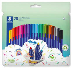 STAEDTLER Rostirón készlet, 1 mm, 'Triplus 323', 20 különböző szín (TS323C20) (TS323C20)