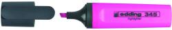 edding Szövegjelölő, Edding, 345, vágott hegy, 2-5mm, rózsaszín (RTCED3459)