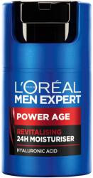 L'Oréal Men Expert Power Age revitalizáló hidratáló krém, férfiaknak, hialuronsavat tartalmaz, az öregedés jeleit mutató száraz bőrre, 50 ml