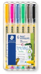 STAEDTLER Tűfilc készlet, 0, 6 mm, 'Noris 307', 6 különböző szín (TS307SB6) (TS307SB6)