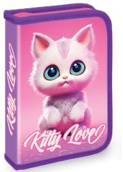 S-Cool tolltartó, Kitty Love, felszerelt, 1 cipzár, 2 bővítő, 32 db