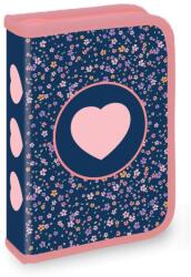 S-Cool tolltartó, Pink Heart, felszerelt, 1 cipzár, 2 bővítő, 32 db