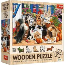 Trefl 1000 db-os puzzle - Wooden Puzzle - Kutya barátság (20212) (20212)