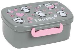 DERFORM Pandás műanyag uzsonnás doboz - Friends (SA05) (SA05)