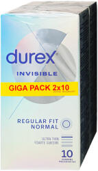 Durex Invisible Regular Fit - vékony óvszer (2x10db) - szexaruhaz