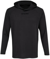 CCM LS Premium Training Hoodie Black Férfi-melegítőfelső L
