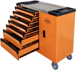 Lincos Szerszámos szekrény 7 fiókkal, 407 részes szerszámkészlet (DK-61407)
