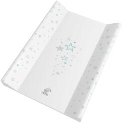 Color pelenkázó lap merev 2 oldalú 80x50cm kék csillag - neobaby