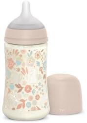 Suavinex Wonderland fiziológiai, M 270 ml, Liberty pink