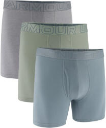 Under Armour Perf Cotton 6in 3Pack Blue Férfiboxeralsó XL