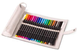 STAEDTLER Tűfilc készlet feltekerhető tolltartóban vegyes színekben, 0, 3 mm, 'Triplus 334', 20 különböző szín (TS334PC20) (TS334PC20)
