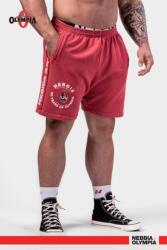 NEBBIA Washed Sweat rövidnadrág LEGEND 786 - red (XXXL) - NEBBIA