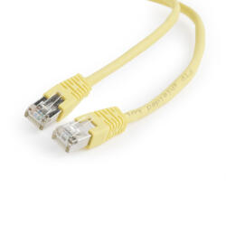 Gembird PATCH CORD FTP GEMBIRD Cat5e, cupru-aluminiu, 1 m, galben, AWG26, ecranat "PP22-1M/Y" (include TV 0.06 lei) (RY-PP22-1M/Y)