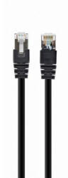 Gembird PATCH CORD S/FTP GEMBIRD Cat6a, LSZH, cupru, 0.25 m, negru, AWG27, dublu ecranat "PP6A-LSZHCU-BK-0.25M (RY-PP6A-LSZHCU-BK-0.25M)