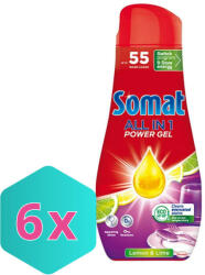 Somat All in 1 mosogatógép Powergél lemon& amp; lime 990ml KARTON - 6 db