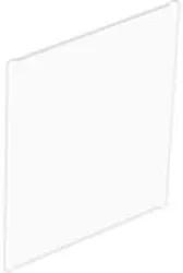 LEGO® 42509c12 - LEGO átlátszó 1 x 6 x 6 méretű ajtólap, nem nyitható (42509c12)
