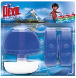 Dr. Devil 3in1 Polar aqua WC blokk 3 x 55 ml