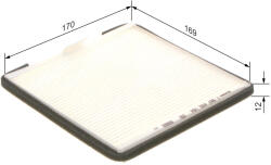 Bosch Filtru habitaclu BOSCH 1987432164