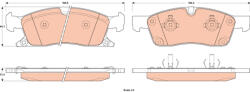 TRW Set placute frana fata TRW GDB4604