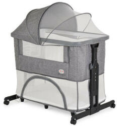 Moni BSB001 2 az 1-ben Bababölcső és Járóka Szúnyoghálóval, szürke