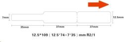 Niimbot A2K88218301, 12, 5x109mm, 65 бр. , бели самозалепващи етикети за кабели (A2K88218301)