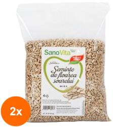 Sano Vita Set 2 x Seminte de Floarea Soarelui, Miez, Sanovita, 500 g