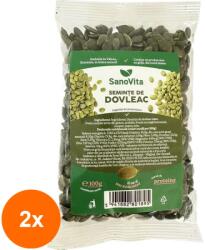 Sano Vita Set 2 x Seminte de Dovleac, Miez, Sanovita, 100 g