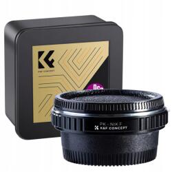 K&F Concept Pentax Pk Nikon F adapter lencsével (KF06.121)