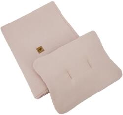 EKO Ágynemű szett 2 részes muszlin Powder pink 30x40 cm, 75x100 cm
