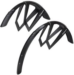 Polisport G-Mud Gravel gyorsrögzítésű műanyag sárvédő szett, tépőzáras, 28 colos gravel kerékpárokhoz, 50mm, fekete