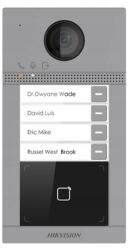 Hikvision kapupanel DS-KV8413-WME1 (C)/Surface Video kaputelefon 4 helyiség (DS-KV8413-WME1)