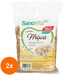 Sano Vita Set 2 x Hrisca Decorticata Cruda, Sanovita, 200 g