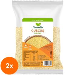 SanoVita Set 2 x Cuscus din Grau, Sanovita, 500 g