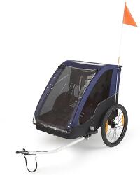 Polisport gyermek - és csomagszállító utánfutó, kék-fekete